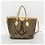 Borsa Louis Vuitton Monogram Palermo PM Marrone - vista 11