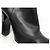 BOTAS ANKLE LOUIS VUITTON 38 EN CUERO IRIDISCENTE NEGRO - vista 14