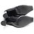 BOTAS ANKLE LOUIS VUITTON 38 EN CUERO IRIDISCENTE NEGRO - vista 6