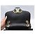BORSA A MANO SALVATORE FERRAGAMO GANCINI IN PELLE GRAIN NERA Nero - vista 9
