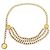 CHANEL KETTENGÜRTEL MIT 3 REIHEN CC LOGO MEDAILLON GRÖSSE 65 BIS 85 Golden