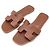 Hermès MULES HERMES ORAN H021056Z2 38.5 CUOIO BOX MARRONE SANDALI SCARPE
