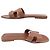 Hermès MULES HERMES ORAN H021056Z2 38.5 CUOIO BOX MARRONE SANDALI SCARPE - vista 2