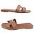 Hermès MULES HERMES ORAN H021056Z2 38.5 CUOIO BOX MARRONE SANDALI SCARPE - vista 3