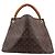 Stofftasche Artsy Louis Vuitton Braun - Ansicht 3