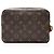 Pochette Soft Trunk Studded in Tela Monogram Louis Vuitton Marrone - vista 3