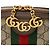Bolsa de Ombro Pequena Dome Ophidia GG Supreme da Gucci Marrom Bege - vista 9