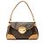 Borsa a spalla Beverly MM in tela Monogram Louis Vuitton Marrone