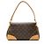 Borsa a spalla Beverly MM in tela Monogram Louis Vuitton Marrone - vista 3