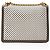 Fendi Perforated Leather Kan U Small Shoulder Bag Marrone - vista 3