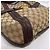 Borsa Gucci Double G Floreale in tela marrone - vista 3