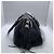 Borsa Chanel in pelle nera stile dumpling bowling Nero - vista 3