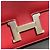 Borsa Hermès Constance in pelle Swift rossa gemma Rosso - vista 3