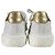 Sneakers in pelle Timeout Louis Vuitton Bianco D'oro - vista 3