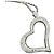 Collana Piaget Earl HEART in oro bianco 18K e diamanti Argento