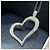Collana Piaget Earl HEART in oro bianco 18K e diamanti Argento - vista 4