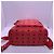 Borsa a spalla MCM in pelle rossa Rosso - vista 4