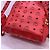 Borsa a spalla MCM in pelle rossa Rosso - vista 5