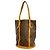 Louis Vuitton Monogram Bucket GM Tote Bag Braun
