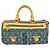 Borsa a mano Neo Speedy in denim Monogram Louis Vuitton Blu