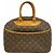 Louis Vuitton Monogram Deauville Handbag Brown
