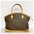 Borsa a mano orizzontale Lockit Monogram Louis Vuitton Marrone - vista 12
