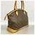 Borsa a mano orizzontale Lockit Monogram Louis Vuitton Marrone - vista 2