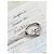 Chaumet White Swan 1-Karat Tropfen-Diamantring Größe 51 Silber - Ansicht 8