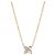 Autre Marque Ponte Vecchio 18K Roségold Diamant Anhänger Halskette Golden