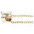 Autre Marque Ponte Vecchio 18K Roségold Diamant Anhänger Halskette Golden - Ansicht 3