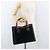 Borsa a Mano GUCCI Bamboo Camoscio Nero Oro 002 0260 Auth ep14225 D'oro - vista 21