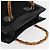 Borsa a Mano GUCCI Bamboo Camoscio Nero Oro 002 0260 Auth ep14225 D'oro - vista 6