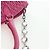 Borsa a mano in pelle matelassé Miu Miu con cristalli 2 in 1 Rosa Argento RN0896 Auth am11397M - vista 17