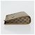 GUCCI GG Supreme Clutch Bag PVC Beige Oro 97 01 036 Auth 176652 D'oro - vista 5