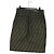 Gonna in tela Zucca FENDI Nero Marrone Auth 175992A - vista 2