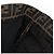 Gonna in tela Zucca FENDI Nero Marrone Auth 175992A - vista 7