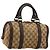 Borsa Boston Mini GG Canvas Gucci Beige Oro 269876 Auth 175892 D'oro