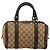 Borsa Boston Mini GG Canvas Gucci Beige Oro 269876 Auth 175892 D'oro - vista 2
