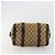 Borsa Boston Mini GG Canvas Gucci Beige Oro 269876 Auth 175892 D'oro - vista 9