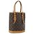 LOUIS VUITTON Borsa a Spalla Monogram Bucket PM M42238 LV Auth ep14017 Monogramma