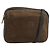 LOEWE Bolsa de Ombro Anagram Couro Marrom Dourado Auth bs34530