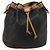 Borsa a Spalla Christian Dior in Pelle Nera Oro Auth bs34533 Nero D'oro - vista 2