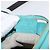 BALLY Borsa a mano in suede 2 vie Azzurro chiaro Oro Auth 177158A D'oro Blu chiaro - vista 12