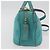 BALLY Borsa a mano in suede 2 vie Azzurro chiaro Oro Auth 177158A D'oro Blu chiaro - vista 4