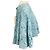 Poncho / Pullover aus Cashmere mit Häkelstrick in Puderblau von Lamberto Losani - Ansicht 2