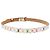 LOUIS VUITTON Multicolor Gürtel Weiß LV Auth 176955A - Ansicht 2