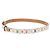 LOUIS VUITTON Multicolor Gürtel Weiß LV Auth 176955A - Ansicht 3