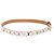 LOUIS VUITTON Multicolor Gürtel Weiß LV Auth 176955A - Ansicht 4