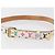 LOUIS VUITTON Multicolor Gürtel Weiß LV Auth 176955A - Ansicht 5