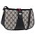 Borsa a Spalla Gucci GG Supreme Sherry Line PVC Blu Navy Oro 10 02 024 Auth 177436 D'oro